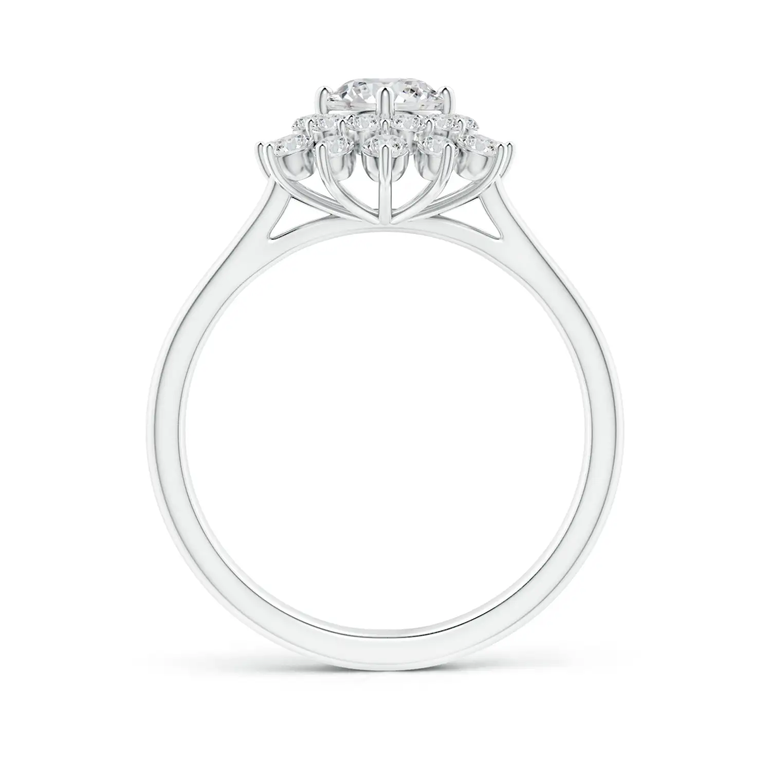 1.3 Ct Brilliant Round Cut Moissanite Wedding Ring